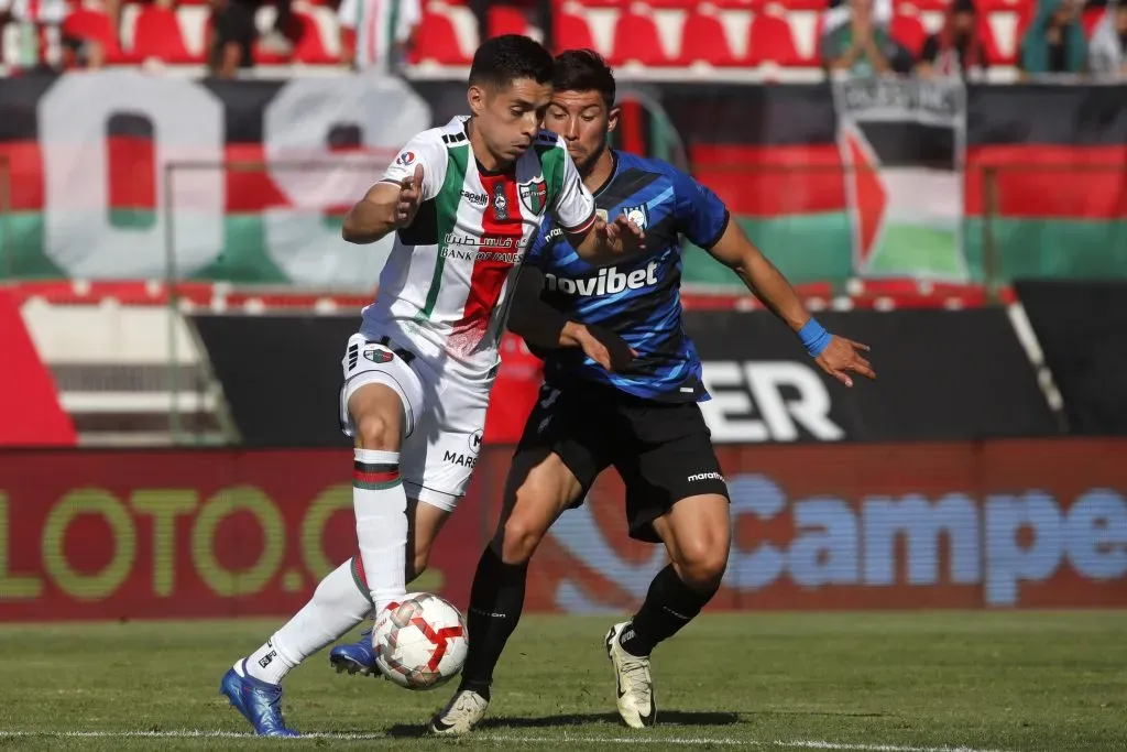 Futbol, Palestino vs Huachipato.
Fecha 7, Campeonato Nacional 2024.
El jugador de Palestino Pablo Palacio es fotografiado contra Huachipato durante el partido de primera division disputado en el estadio Municipal La Cisterna en Santiago, Chile.
17/04/2024
Jonnathan Oyarzun/Photosport

Football, Palestino vs Huachipato.
7nd turn, 2024 National Championship.
Palestino’s player Pablo Palacio is pictured against Huachipato during the first division match held at the Municipal La Cisterna stadium in Santiago, Chile.
17/04/2024
Jonnathan Oyarzun/Photosport