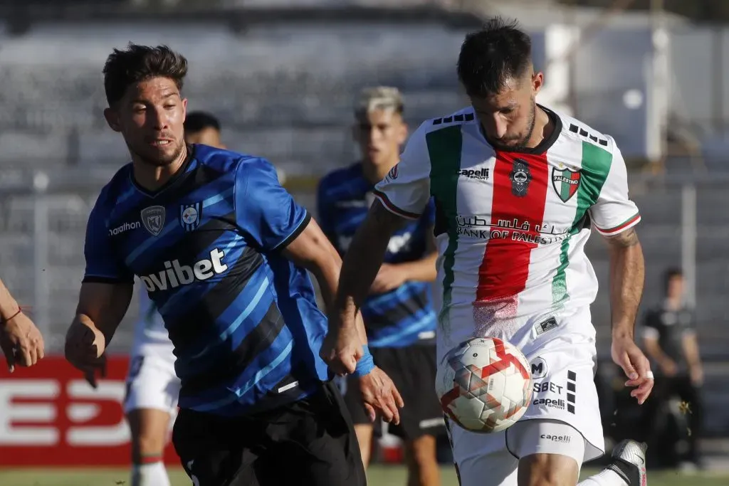 Palestino venció a Huachipato en un partido pendiente del torneo. Foto: Jonnathan Oyarzun/Photosport