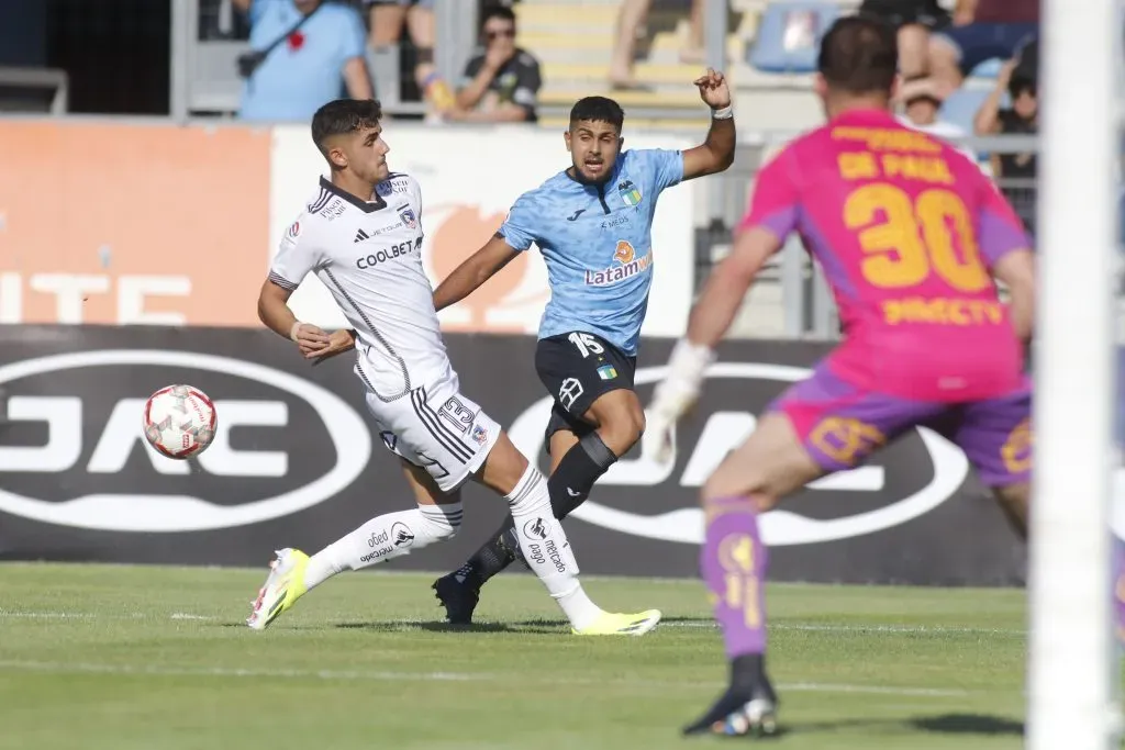 Bruno ante O’Higgins en la segunda fecha del torneo. (Photosport)