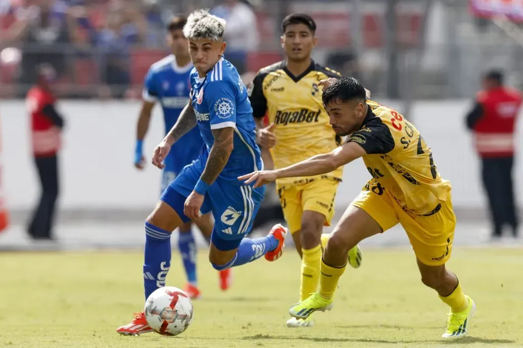 Maximiliano Guerrero suma tres goles con la camiseta de Universidad de Chile. Foto:  Andres Pina/Photosport