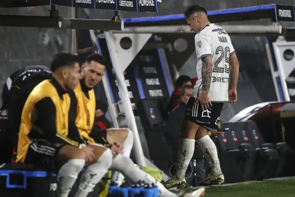 Paiva salió lesionado en Colo Colo contra Alianza Lima.