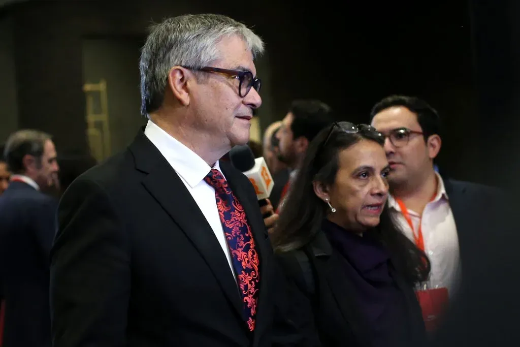 Ministro Mario Marcel durante el Encuentro Nacional de Empresas (Aton Chile)