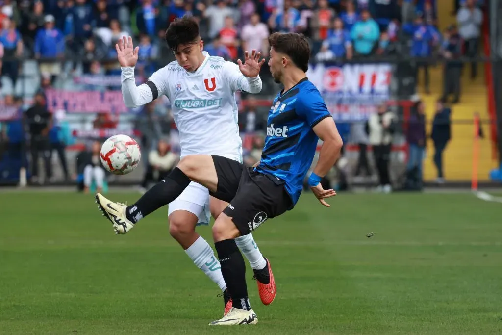 La U esperaba hoy sacar noticias sobre su partido en Concepción. Foto: Eduardo Fortes/Photosport