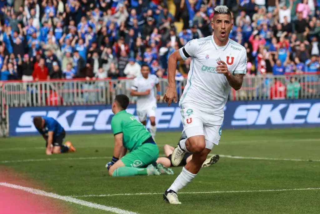 Leandro Fernández va al alza con su rendimiento en la U. Foto: Eduardo Fortes/Photosport