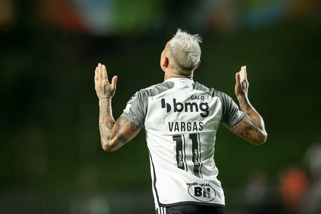 Gran partido de Eduardo Vargas ante Fluminense | Crédito: Atlético Mineiro