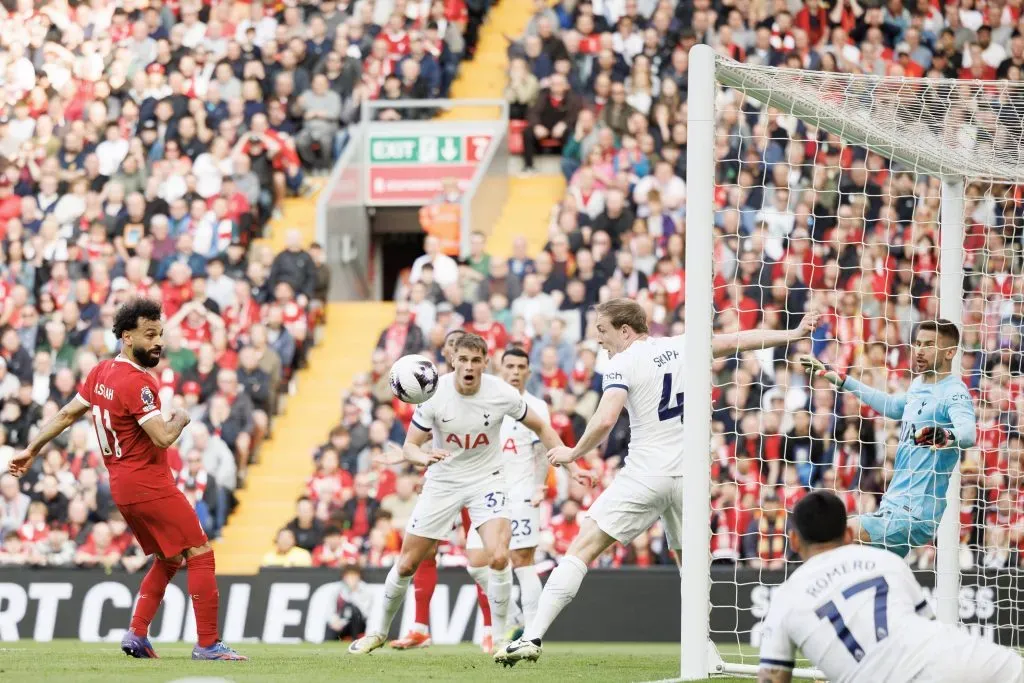 Liverpool destrozó al Tottenham y sigue soñando con ser campeón. Foto: IMAGO.