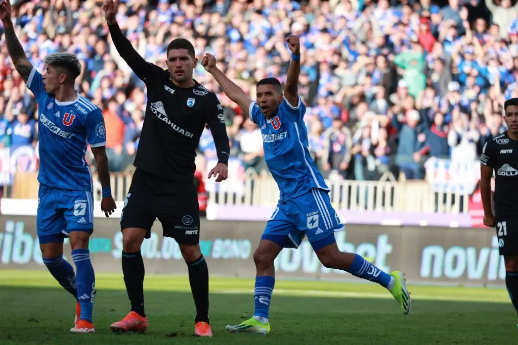 La U logró empatarle el partido a Iquique y sigue en la cima de la tabla de posiciones, pero ya sin tanta diferencia. Foto: Photosport.