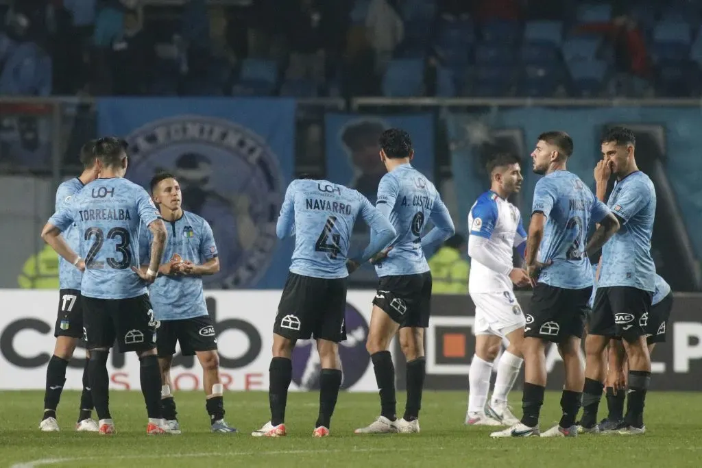 O’Higgins fue goleado por Audax. Foto: Jorge Loyola/Photosport