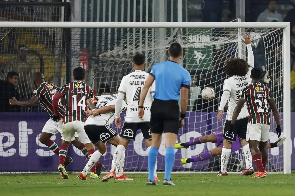 Falcón y el gol de Fluminense a Colo Colo.