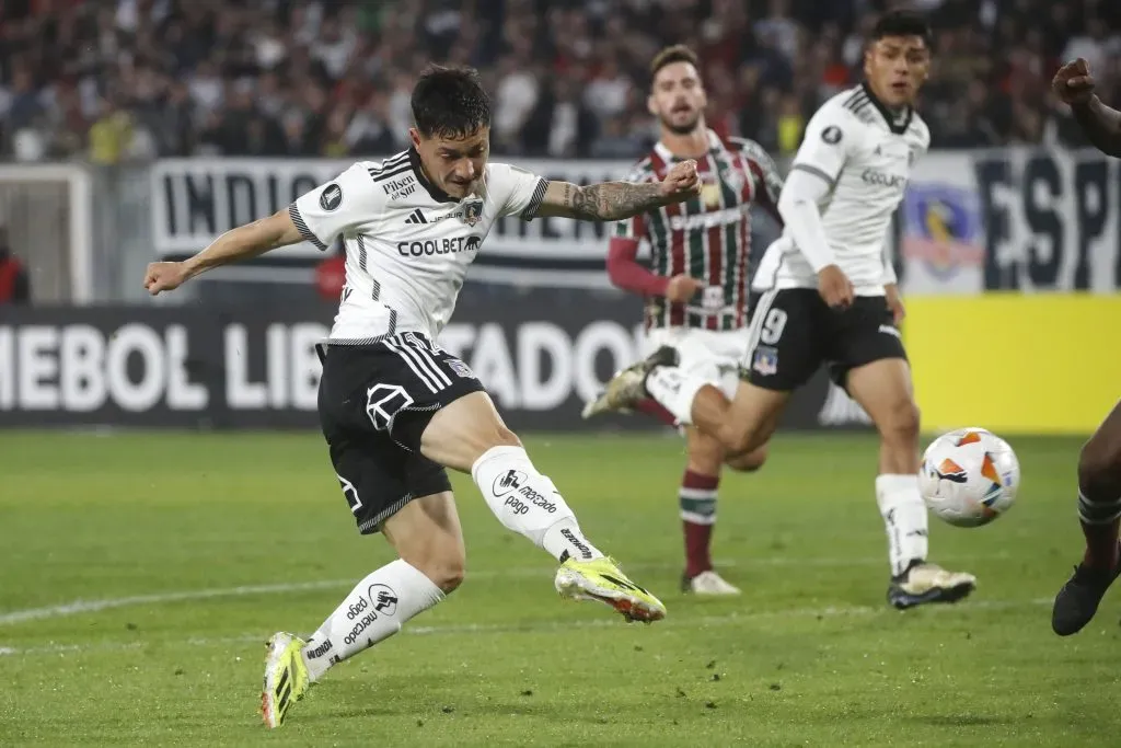 Cristián Zavala tuvo un par de ocasiones para Colo Colo que no supo definir. | Foto: Photosport.