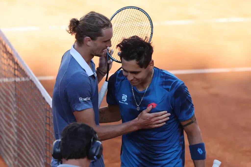 Duelo de Alejandro Tabilo en semifinales de Roma. Foto: Imago.