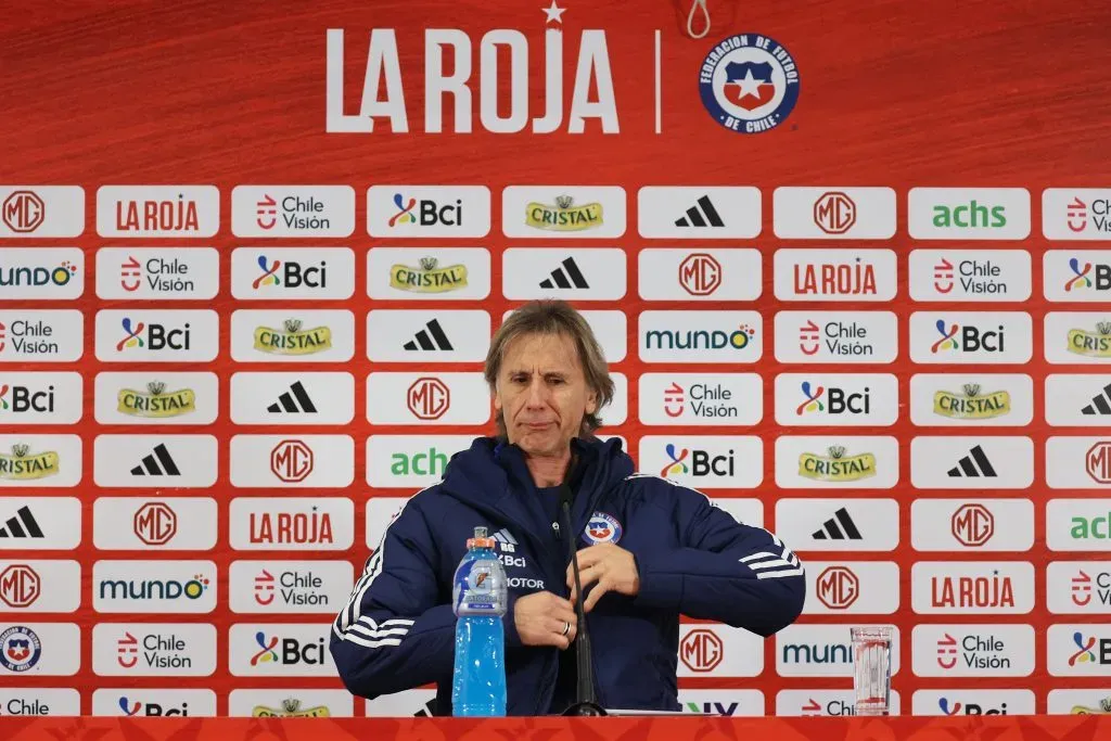 Gareca esta jornada en conferencia de prensa