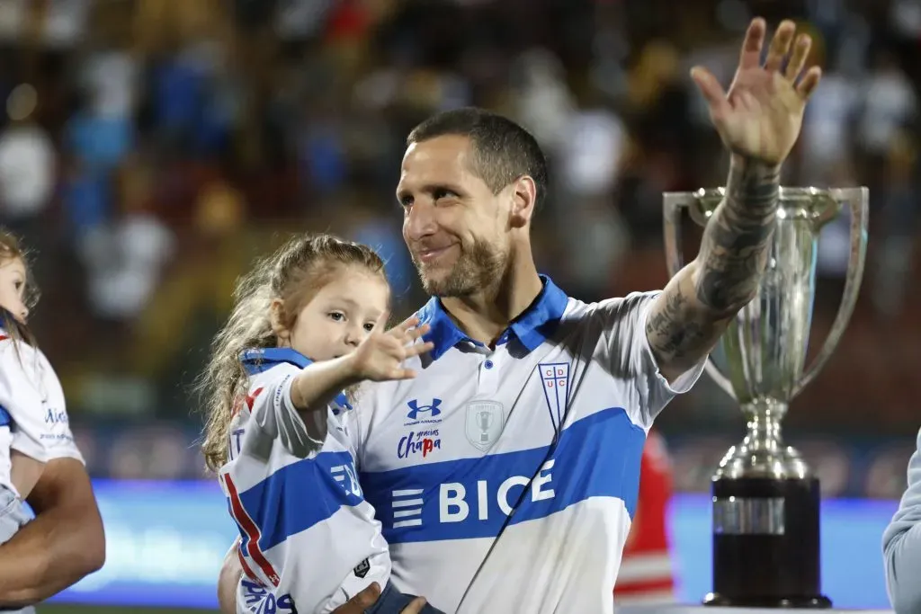 Luciano Aued escribió una importante historia en Universidad Católica. Foto: Dragomir Yankovic/Photosport