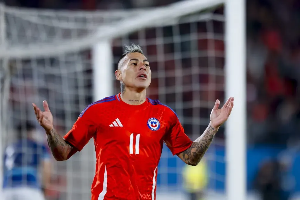 Eduardo Vargas acumula dos goles en la Roja de Gareca. Foto: Pepe Alvujar/Photosport