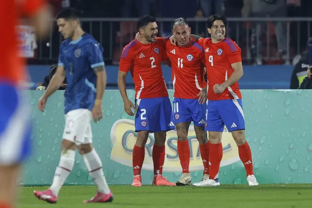 La Roja le pasó por encima a Paraguay. Foto: Felipe Zanca /Photosport