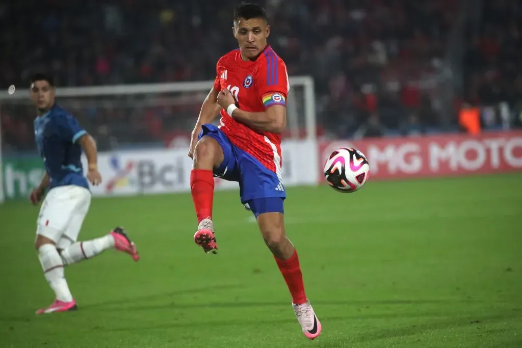 Alexis Sánchez toma rápido un rol con Gareca en la Roja. Foto: Jonnathan Oyarzun/Photosport