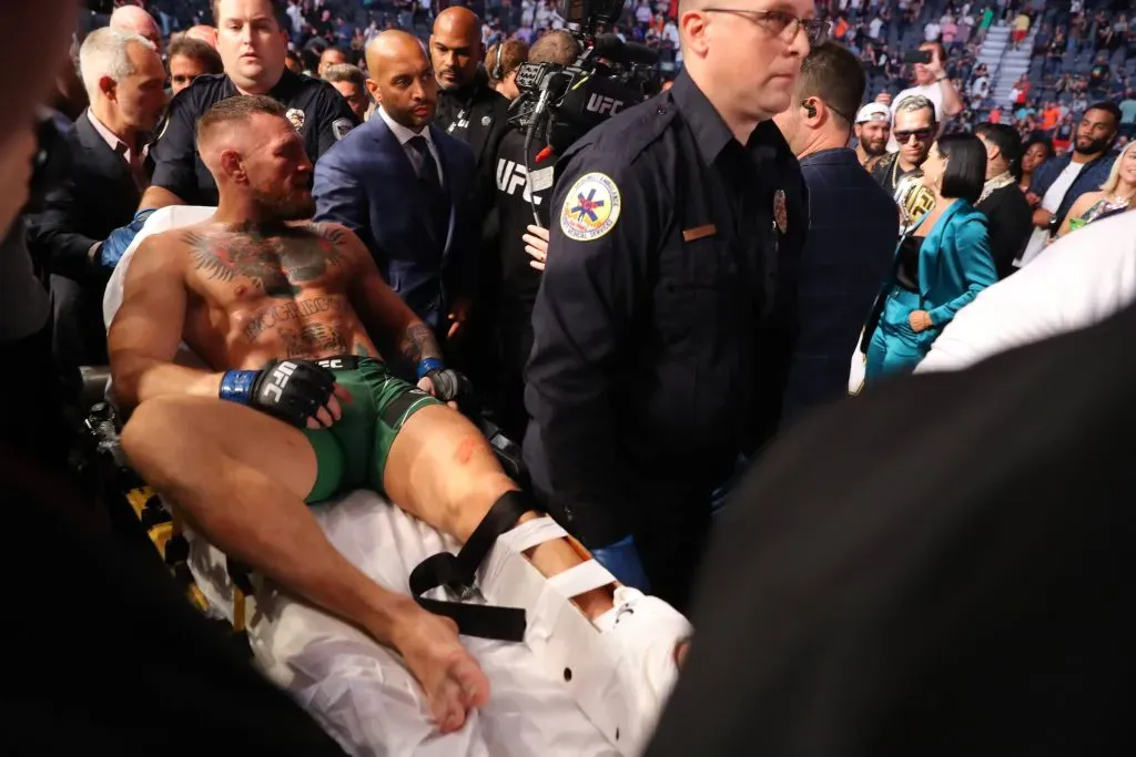 Conor McGregor no pelea desde el 2021 en la UFC, cuando se quebró una pierna. Foto: IMAGO.