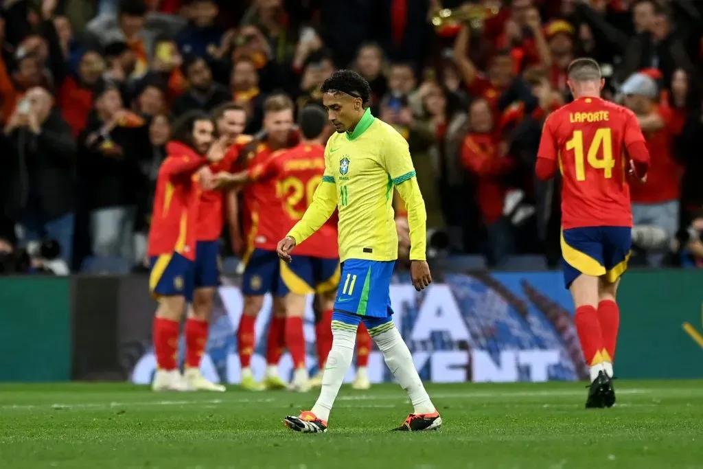 Raphinha le respondió a Ronaldinho luego de sus duras críticas a Brasil | Getty Images