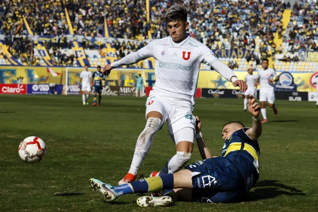 Maxi Guerrero ha sido protagonista en la campaña de Universidad de Chile. Foto: Andres Pina/Photosport
