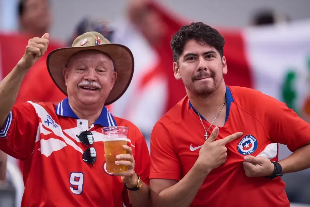 Los hinchas chilenos en la Copa América 2024. Foto: Jose Luis Melgarejo/Mexsport/Photosport