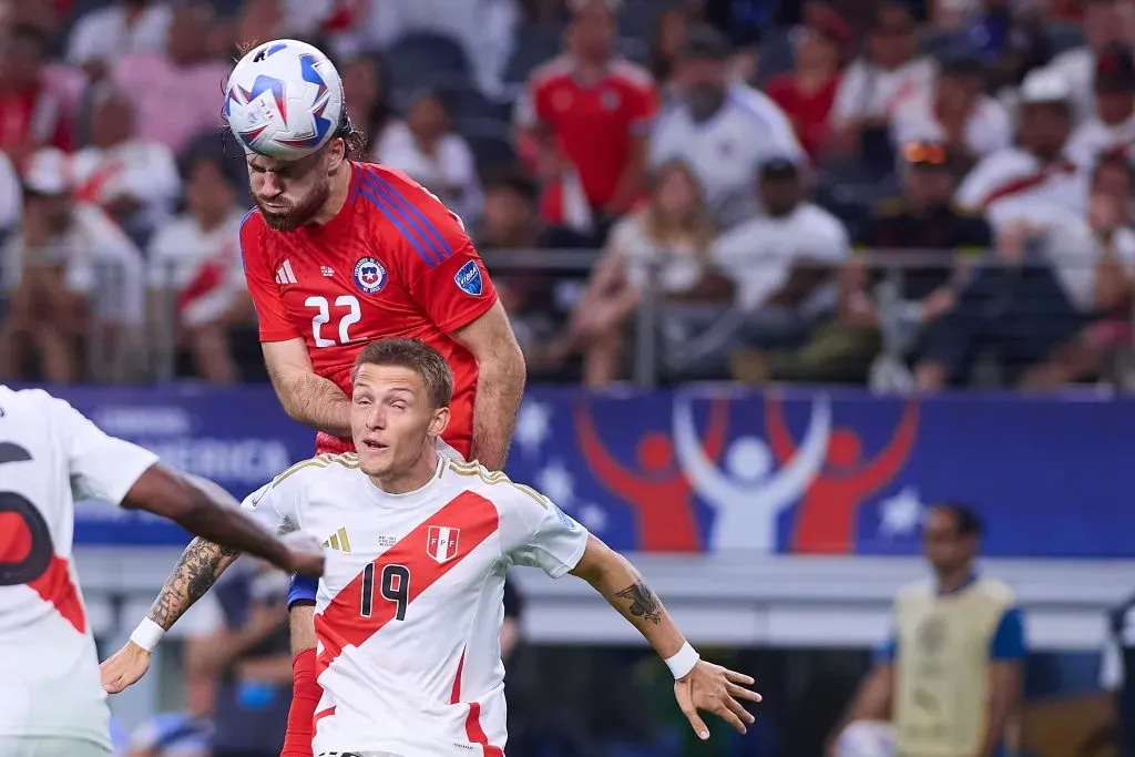 Ben Brereton entró con ganas ante Perú | Photosport