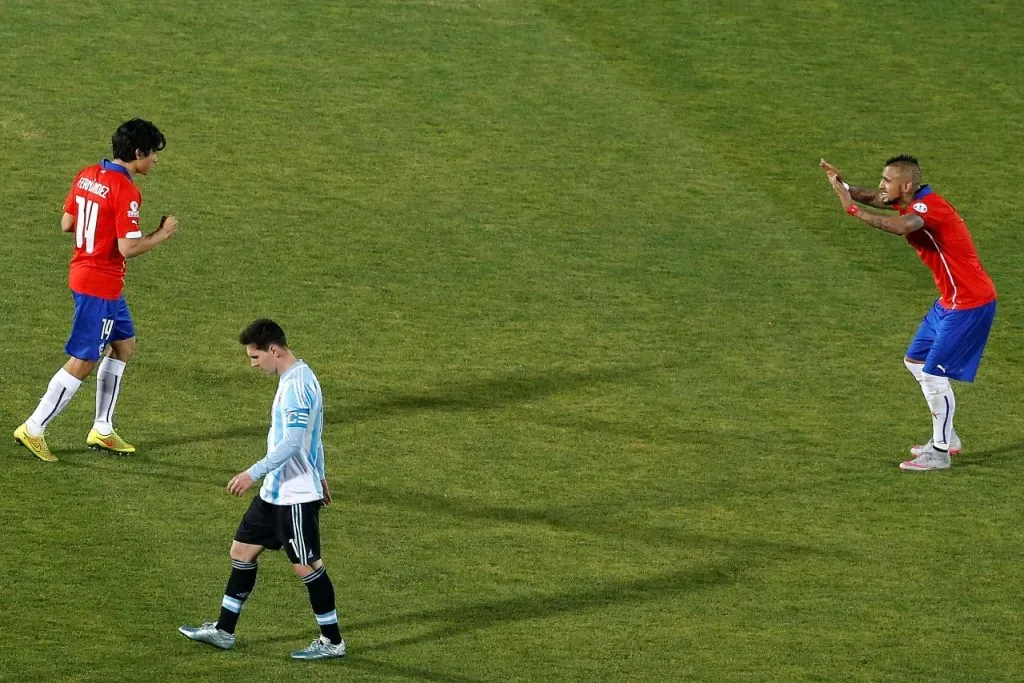 Lionel Messi perdió la Final de la Copa América 2015 ante Chile (Photosport)