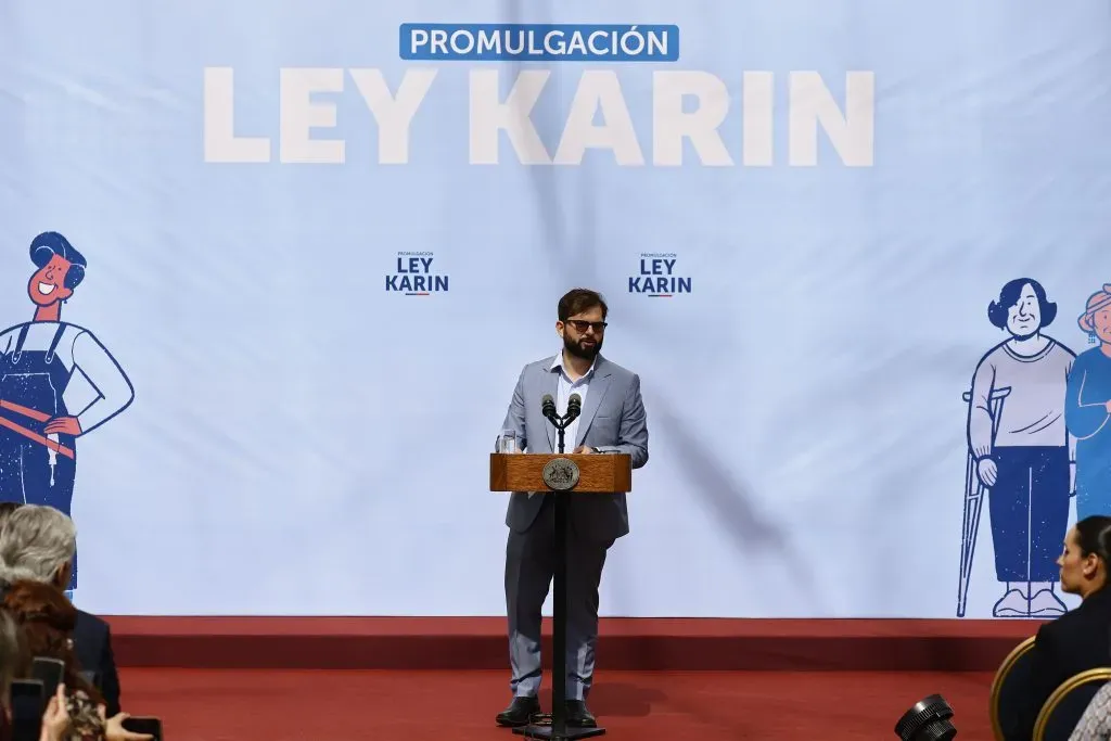 Santiago, 5 de enero de 2024
El Presidente de la Republica Gabriel Boric, promulga la Ley Karin

Dragomir Yankovic/Aton Chile