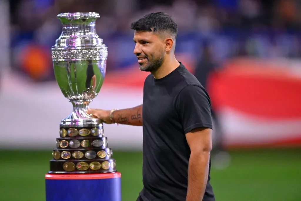 Sergio Agüero ganó la Copa América con Argentina el 2021 (Foto: Imago)