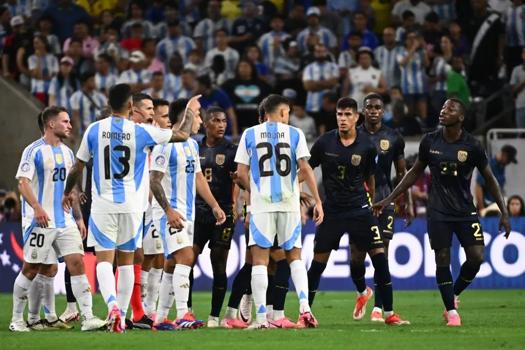 Argentina se deshizo de Ecuador en los cuartos de final. (Logan Riely/Getty Images).