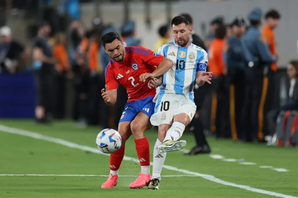 Messi jugó ante Chile en esta Copa América y no fue desequilibrante