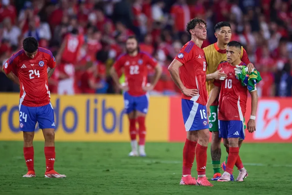 Chile cierra la Copa América 2024 como la tercer peor selección de Sudamérica. Foto: Photosport.