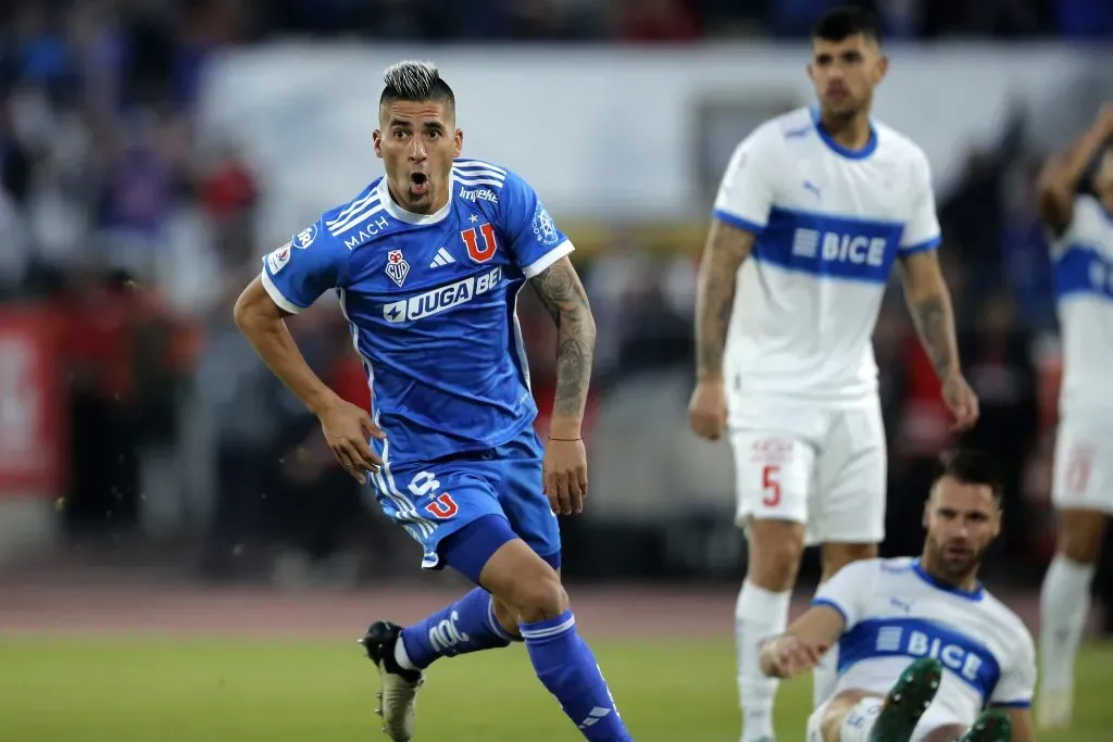 Leandro Fernández espera seguir en la ruta goleadora en U de Chile. Foto: Javier Torres/Photosport