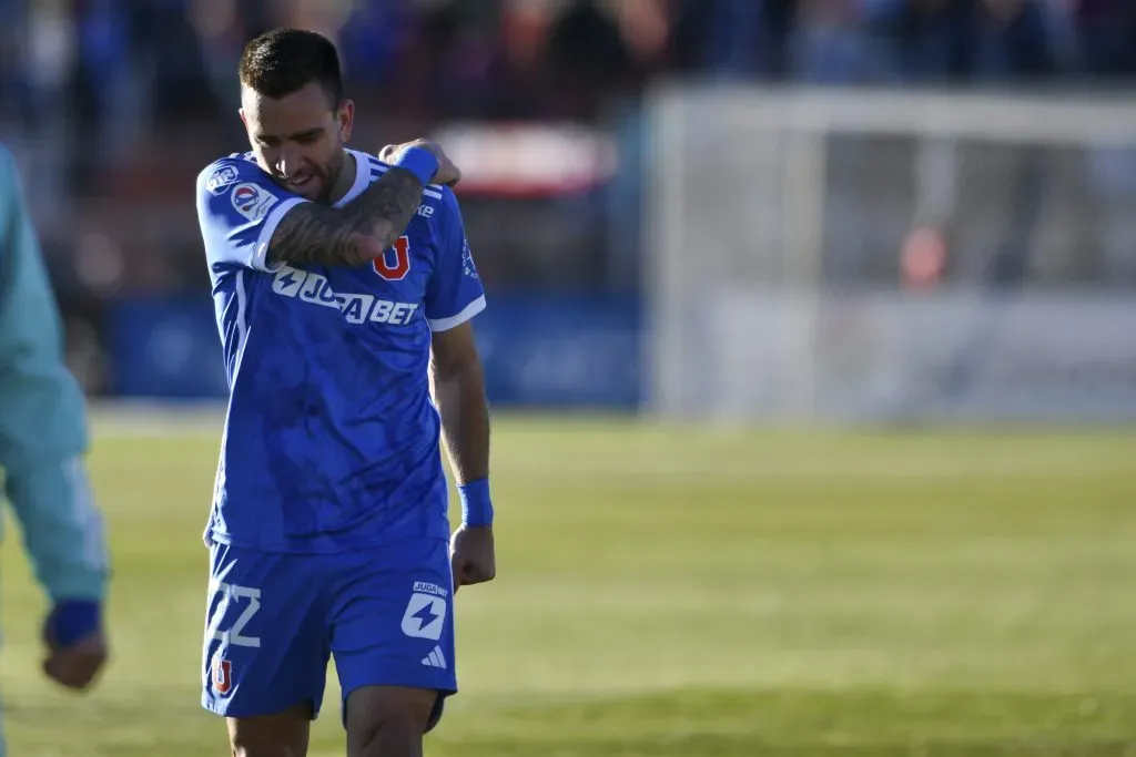 Zaldivia fue uno de los jugadores de la U que falló en las pelotas paradas de Cobresal