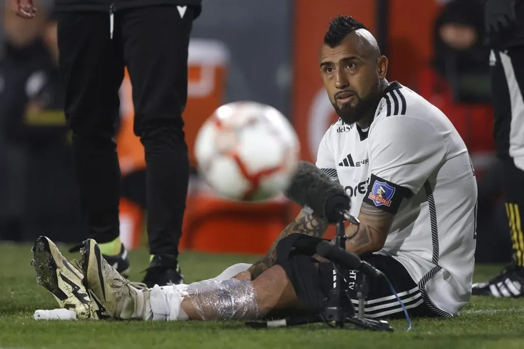 Arturo Vidal está lesionado de su gemelo derecho