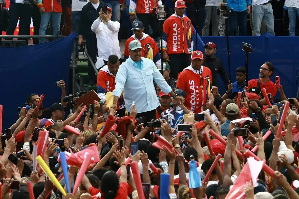 Nicolás Maduro en su campaña. Foto: Imago.
