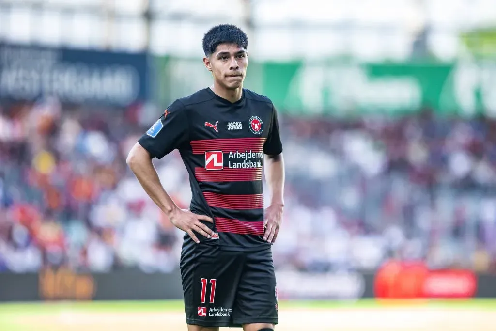 Dura crítica a Darío Osorio en el debut del Midtjylland por Champions League 2024-25.