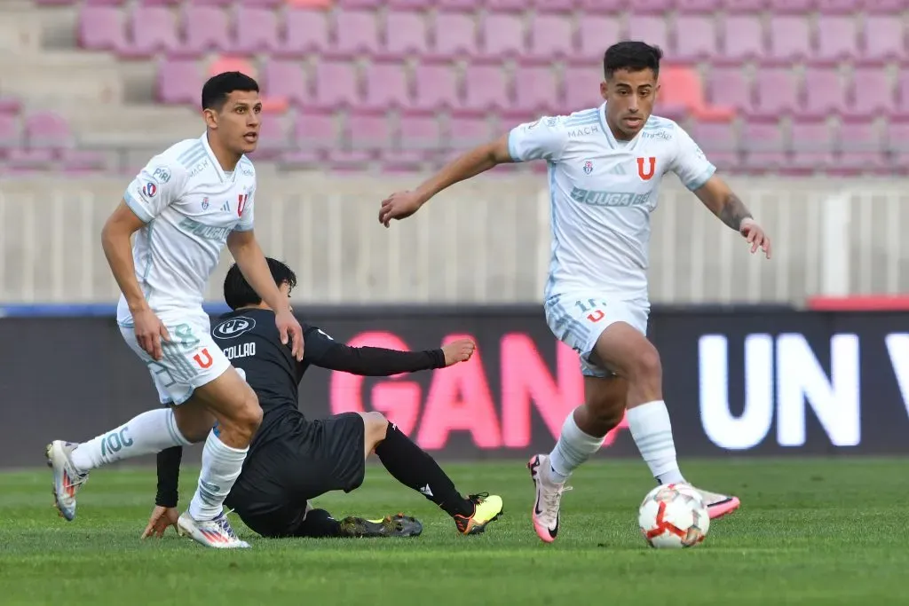 Lucas Assadi ha sido titular desde la Copa Chile en la U. Foto :Alejandro Pizarro Ubilla/Photosport