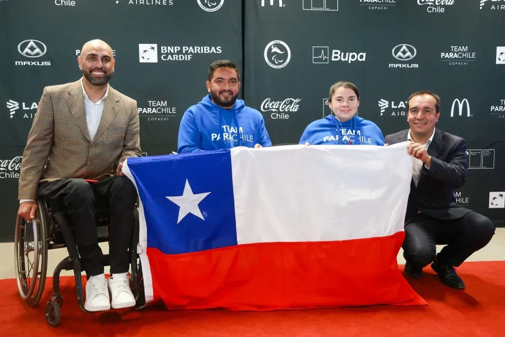 La bandera de Chile brillará en los Juegos Paralímpicos París 2024. Foto: Chilecompite.