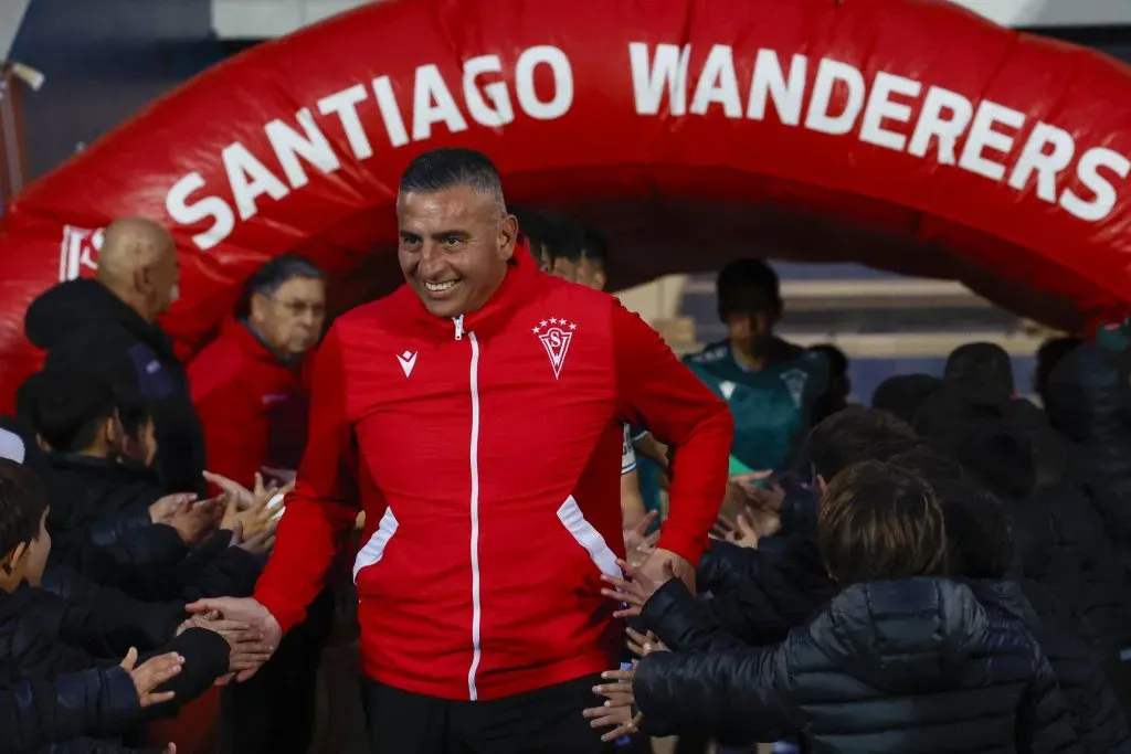 Jaime García en el estadio Elías Figueroa Brander de Valparaíso. (Andres Pina/Aton Chile).