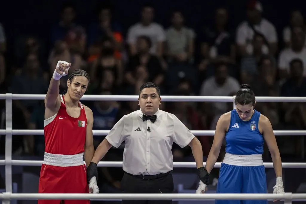 Las participantes tras la polémica pelea. Foto: Imago.