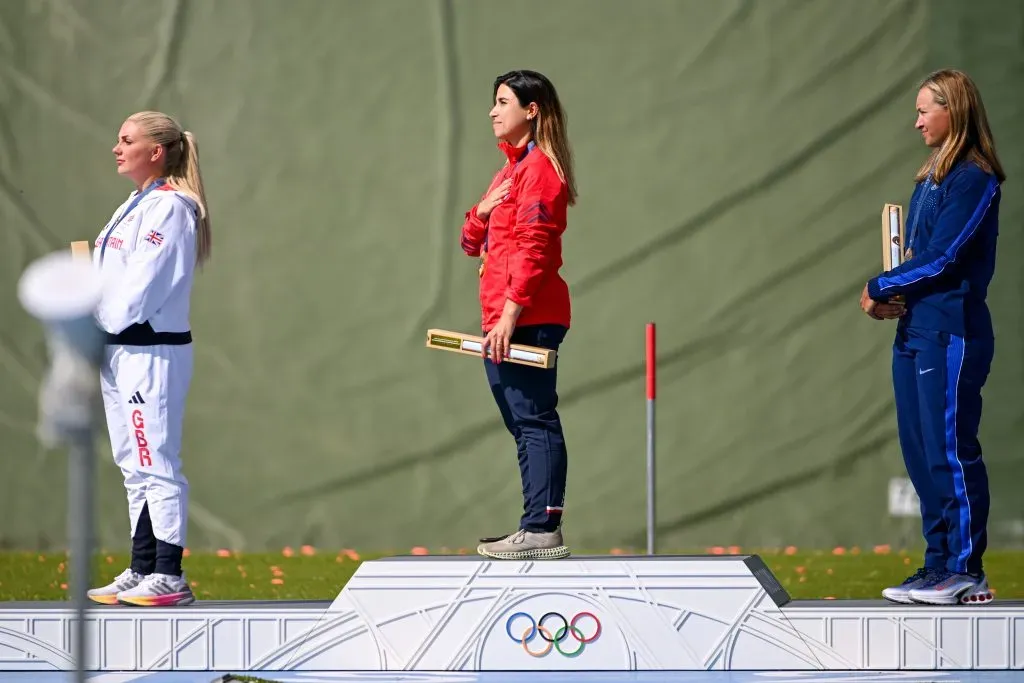 Fran Crovetto en lo más alto del podio olímpico (Foto: Coch)