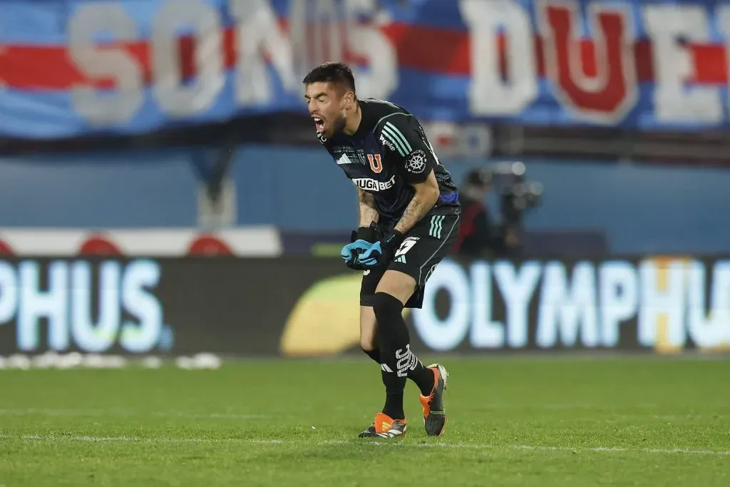 La celebración del gol fue un desahogo para Gabriel Castellón. (Pepe Alvujar/Photosport).