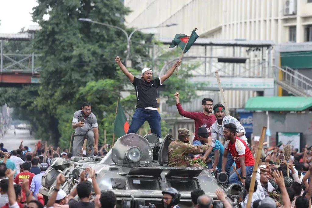 Protestas en Bangladesh. Foto: Imago.