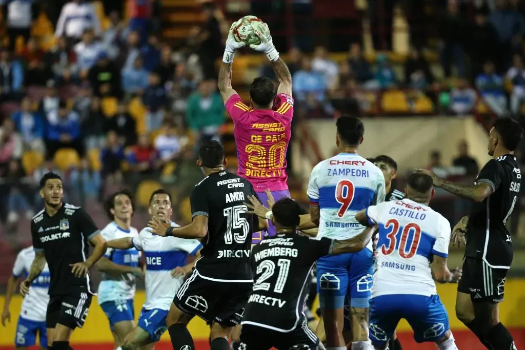 Fernando de Paul también jugó el clásico ante Universidad Católica esta temporada. (Javier Salvo/Photosport).