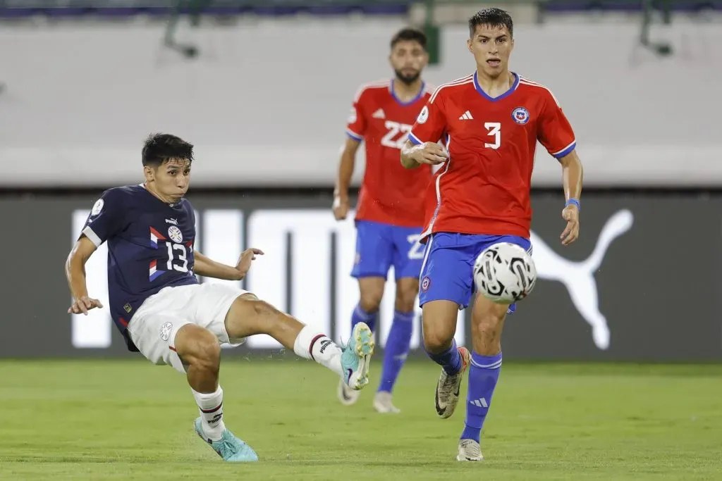 Villagra en el Preolímpico Sub 23. Imagen: Photosport.