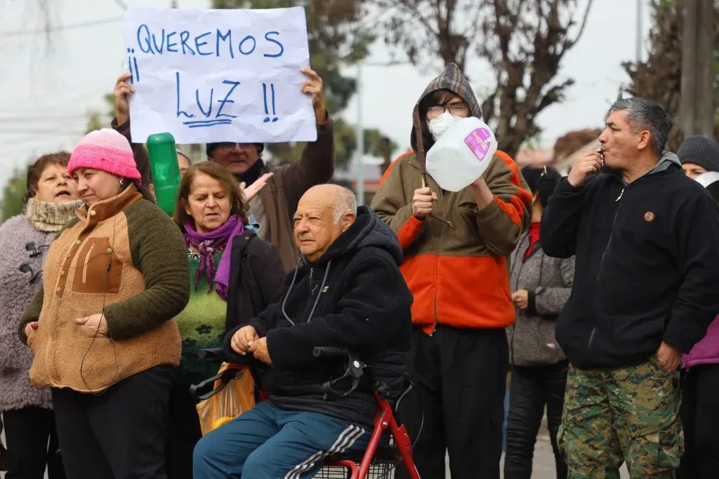 Protestas en Quinta Normal. Foto: Aton.