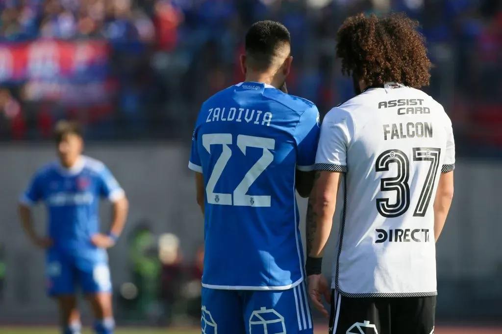 Matías Zaldivia y Maximiliano Falcón en el Nacional. Foto: Jonnathan Oyarzun/Photosport