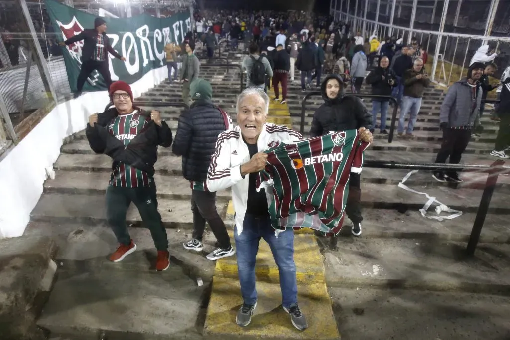 Colo Colo contó con hinchas visitantes en los anteriores partidos de Copa Libertadores. Foto: Jonnathan Oyarzun/Photosport