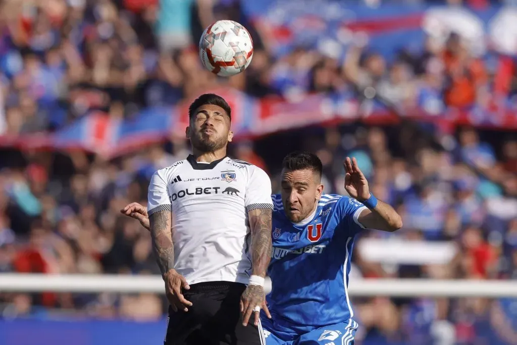 Marcos Bolados en el Superclásico. Foto: Felipe Zanca/Photosport