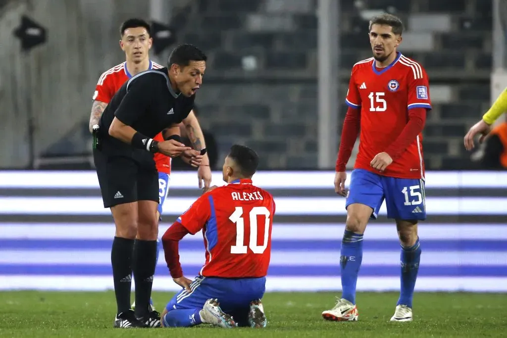 Jesús Valenzuela dirigió a Chile vs Colombia en la presente Eliminatoria. Foto: Jonnathan Oyarzun/Photosport